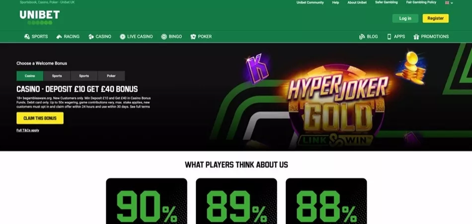 Unibet automaty