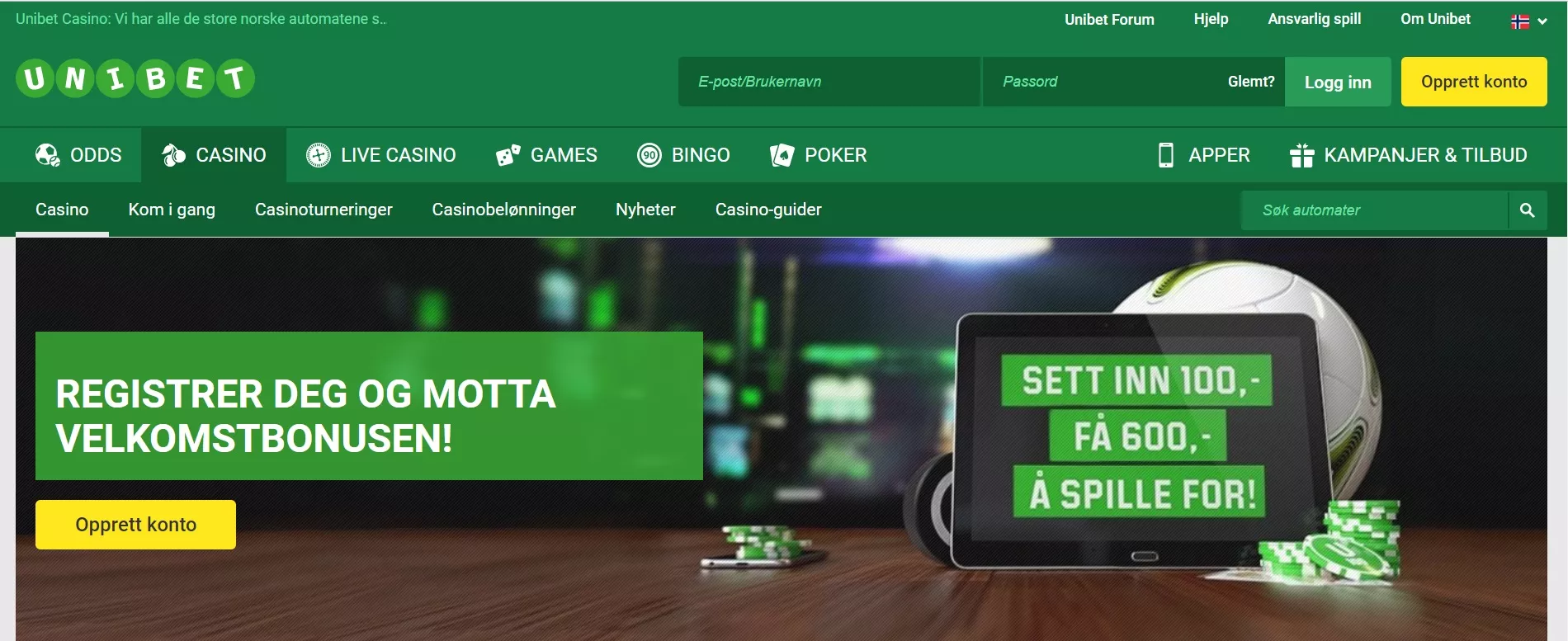 Unibet oyunlar TOC 4
